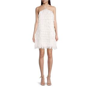 Aidan by Aidan Mattox Trapeze Fringe Dress size 4
